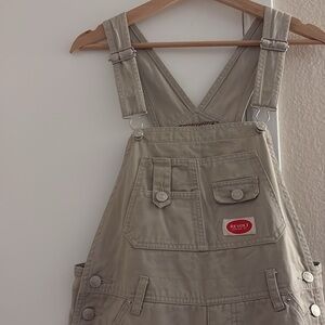 revolt tan overalls